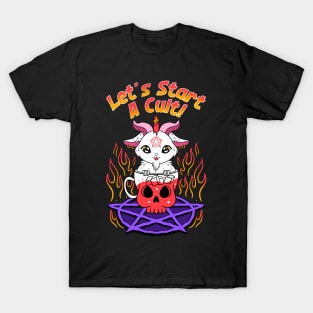 Let's Start A Cult - American T-Shirt